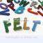 Die Cut Felt letter with iron on adhesive - Many colours available - 2 Inches (5cm) Tall. Choose your letters or numbers