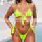 2019 summer green Bikini Women Swimwear Swimsuit Brazilian Bikini Set Women Bathing Suit 5colors