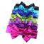 5'' Metallic Glitter Headband 23Colors Girl Gilding Rainbow Hair bows