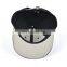 Fashionable classic style leather brim snapback caps custom