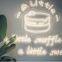 Neon light font