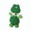 Made in china green plush frog dog pet toy