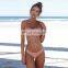 2019 women White Bikinis Top Mom girl Dresses Bikini Swimwear Matching Clothes Split Parent-women Swimsuit