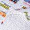 Reversible Kids Quilt Set King Size Lightweight Bedspread Printed Bed Cover All Season Coverlet Bed Set