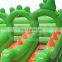 Four Lane Dinosaur Inflatable Slide for Sale