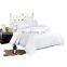 2020 Hot Sell Hotel Bed Linen Wholesale 400TC White Color Satin Jacquard Luxury Bed Sheet Pillow Case Duvet Cover Bedding Set