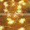 decorative Led safety holiday curtain String star Lights garden home christmas indoor outdoor decoration fairy light