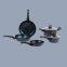 Non-stick Forged Aluminium Cookware Set With Diamond Coating