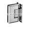 Stainless Steel Frameless Temper Alloy Curve Bathroom Shower Zinc Hinge Glass Door Clamp