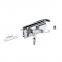 Factory Price Stainless Steel Satin Mirror Frameless Glass Sliding Door Key Lock