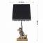 New arrival dog animal desk lamp European bedside decoration gold table lamp for gifts