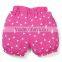 Whosale baby clothes clothing dark pink print fabric girls shorts                        
                                                                                Supplier's Choice