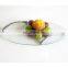Tempered Glass Cutting Board Long Lasting Clear Glass cheese plate