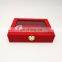 Beautiful New Design Red Color Velvet Storage Jewelry Box