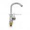 Single cold serise deck mounted polished kitchen faucet