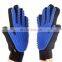 Pet hair remover pet Cleaning Brush Rubber Five Fingers Deshedding Pet grooming gloves For Dog Animals Bathing