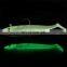 high quality 16cm 34g  handmade artificial luminous  jighead soft  plastic  fishing lure saltwater soft plastic lure