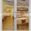Commercial KFC Door Double Glass Aluminum Storefront Door