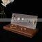 Solid Wood with Clear Acrylic Earring Display Stand Acrylic Display Holder for Bracelet Necklace Earring