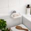 Ecofriendly natural toilet travel bar soap dish plastic bathroom sponge holder wall mounted hair bath adhesive soap holder