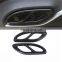 Stainless Steel Pipe Throat Exhaust Outputs Tail Frame Trim Cover for Mercedes benz A B C-Class CLA
