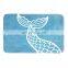 Bathroom rug non slip machine washable water absorbent soft microfiber bath mat