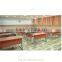Sectional folding steel conference table with wheels HD-02B-L