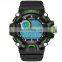 SMAEL 1385 Silicon Watches For Men Sports Digital Analog Waterproof Back Light Mens Wrist Watches