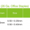 OEM Design 26/6 26/8 Series Galvanized 12.8mm School Office Staples