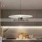 latest Italian nordic minimalist design black led hanging light for restaurant bar dinning room hotel modern ceiling chandeliers