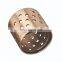 FB094 Bronze Bearing WB802 CuSn8P Sliding Brass Bushing with Oil Seals