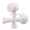 High Quality Exfoliating silicone synthetic head Facial  Cleansing  brush dual  side synthetic fiber  face cleanser