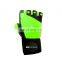 Custom Design Logo Gym Fitness Weight Lifting Bodybuilding Leather Gloves With Wrist Wraps Support