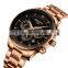 NIBOSI Gold Watch Mens Watches Sport Quartz Clock Waterproof Military Wrist Watch 2351 Relogio Masculino Saat Top Brand Luxury