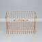Eco-Friendly multi function Metal Iron Wire Laundry Fruit Vegetable Storage Stackable Basket