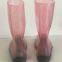 Hot sell women rain boots,New fashion Transparent boots,Transparent Lady boots,Female rain boots