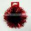 red&gold firework ribbon bow gift packing fancy bow for decorative Christmas