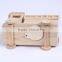 Creative car wood money box wood gift for kids