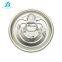 Custom Logo 401#99mm Tinplate Full Aperture Easy Open Ends Lid With Ring Pull Can Lid