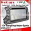 Wecaro Android 4.4.4 WIFI 3G car dvd player for ssangyong kyron gps navigation multimedia system 2006 -2012