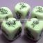 The new style adult game dice set with glowing in the dark effect
