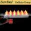 2016 hot !!! mutil-color rechargeble led candle for religious activities