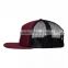 Cap manufacturer high quality custom 5 panel flat brim trucker hat