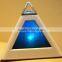 7 LED Color Triangle Alarm Clock change alarm clock Pyramid Digital LCD Snooze