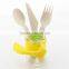 6.5inch Dipsoable Wooden fork/Wooden Spoon/Wooden Knife