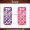 Delicate openwork lace pattern mobile phone case, matte feel hard cover case for iphone 5s 6s 6splus