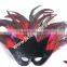 Red Cock Feather Venatian Mask Party Decoration Decorations Wedding