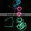 2015 best selling el wire fine blue electroluminescent wire for Christmas festival decoration in China