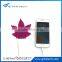 Good Quality Wholesle 2600mah Cute Cartoon PVC Emoji Power Bank Leaf Portable Charger
