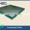 Regular laminated glass panel